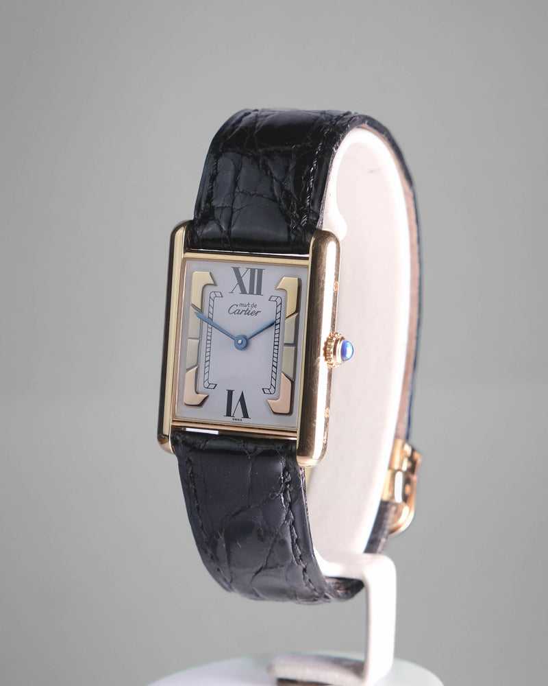 Cartier Must de Tank Trinity Dial Mens
