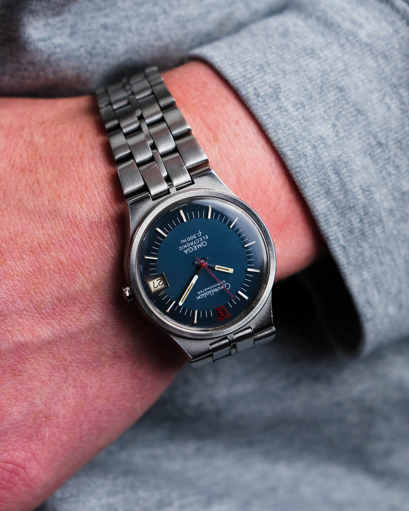 Omega Constellation Blue dial ELECTRONIC