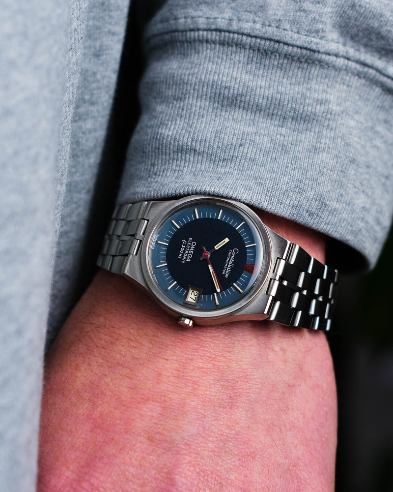 Omega Constellation Blue dial ELECTRONIC