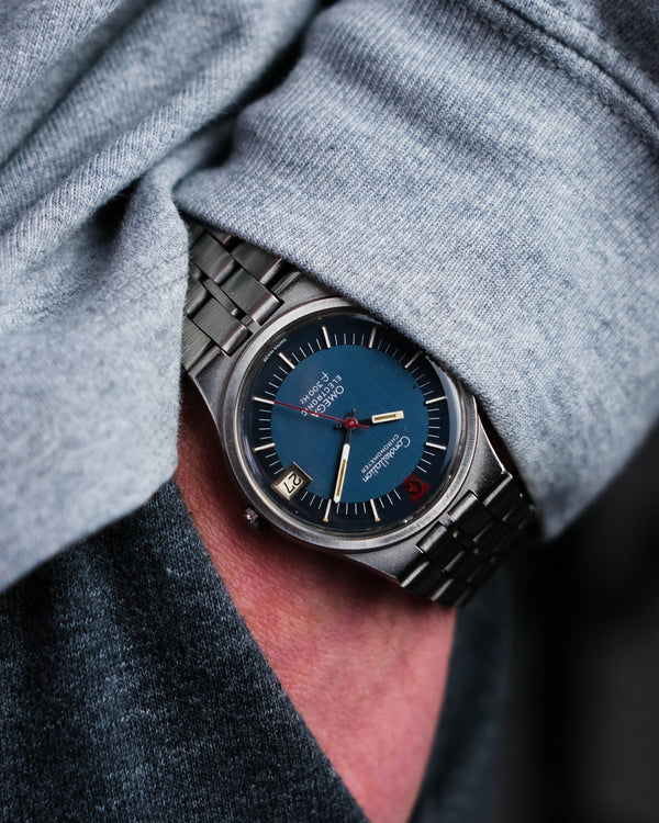 Omega Constellation Blue dial ELECTRONIC