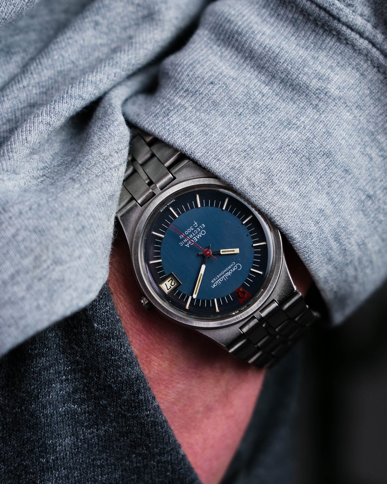 時計 Omega Constellation / Blue dial Omega Constellation Blue dial ELECTRONIC – Perpetual Watch Lover (PWL)