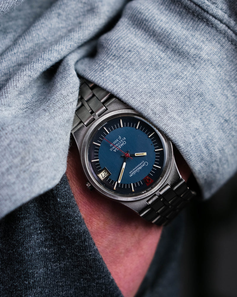 Omega Constellation Blue dial ELECTRONIC