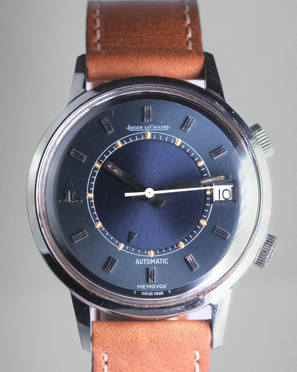 JLC MEMOVOX 875E Blue alarm watch WITH box