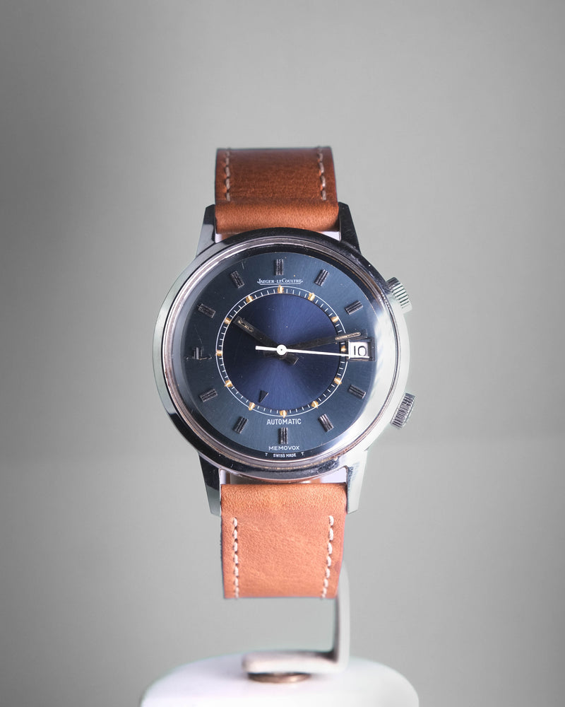 JLC MEMOVOX 875E Blue alarm watch WITH box