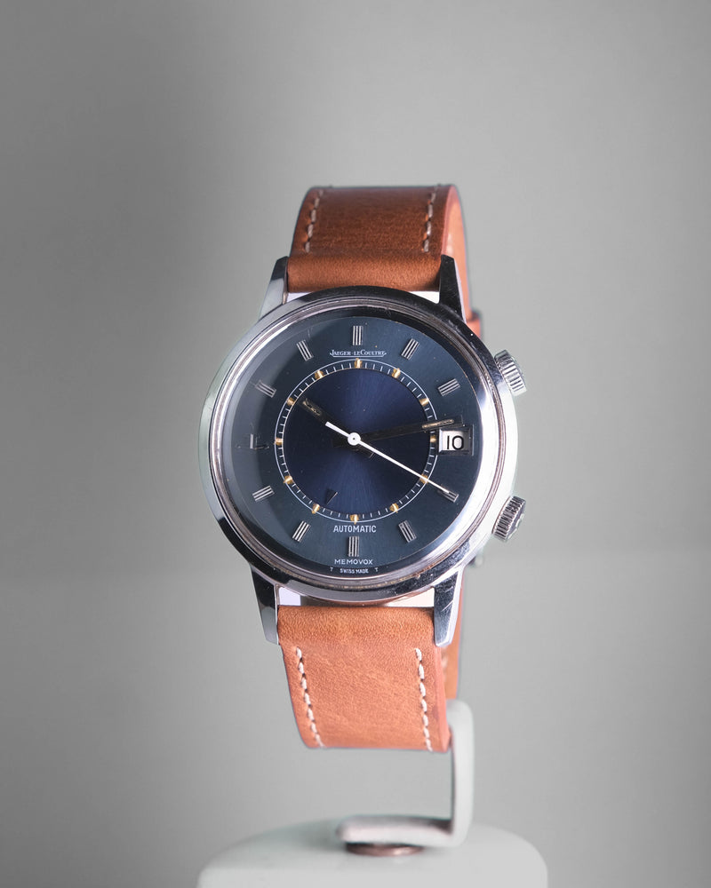JLC MEMOVOX 875E Blue alarm watch WITH box