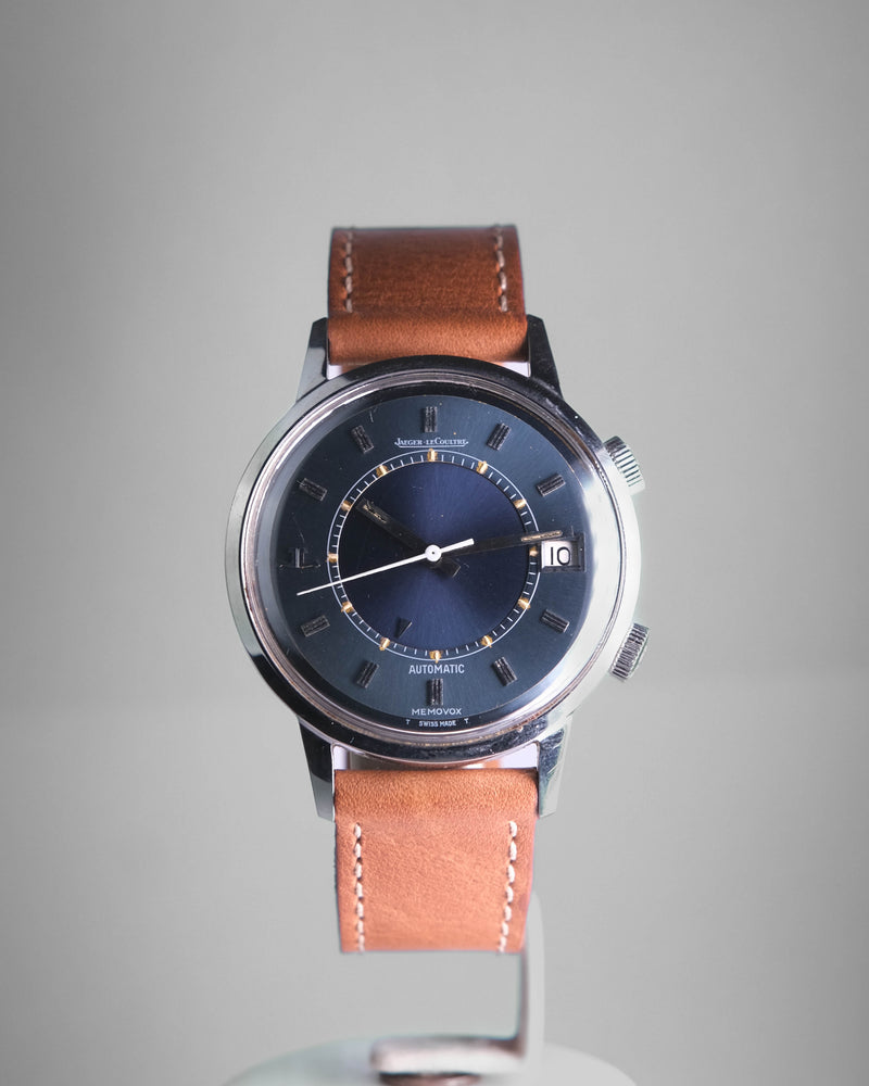 JLC MEMOVOX 875E Blue alarm watch WITH box