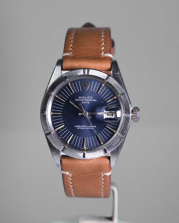 Rolex 1501 Elongated From 1971 BLUE dial