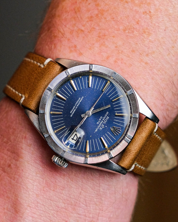 Rolex 1501 Elongated From 1971 BLUE dial