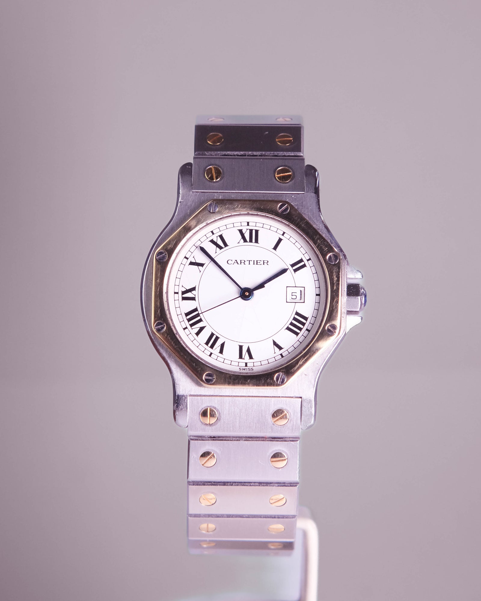 Cartier octagon Ref 2966 2 tone Craqlue MK3 – Perpetual Watch