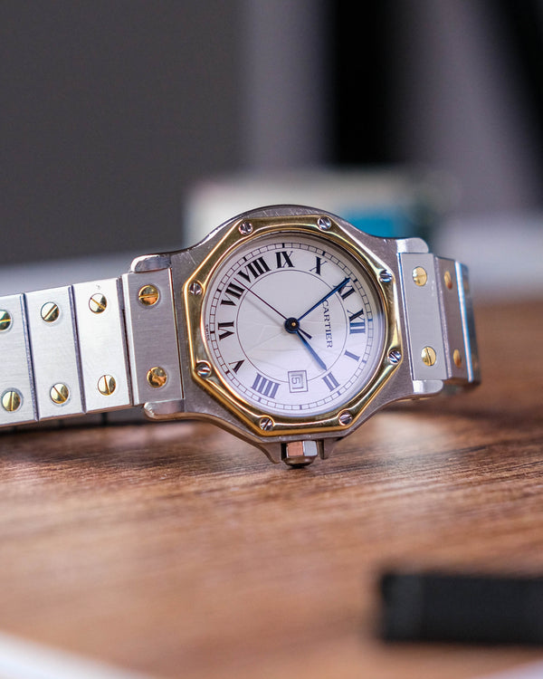 Cartier octagon Ref 2966 2 tone Craqlue MK3
