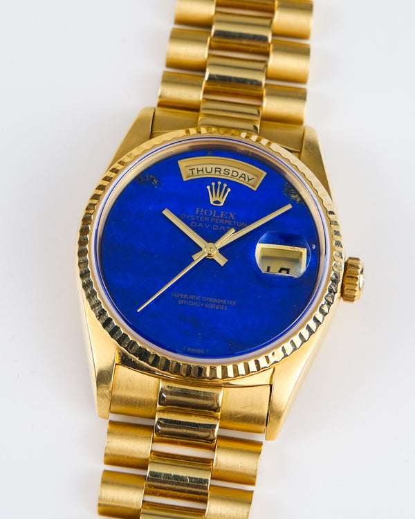 Rolex 18238 Day-date Original Lapis Lazuli Dial L-Serial