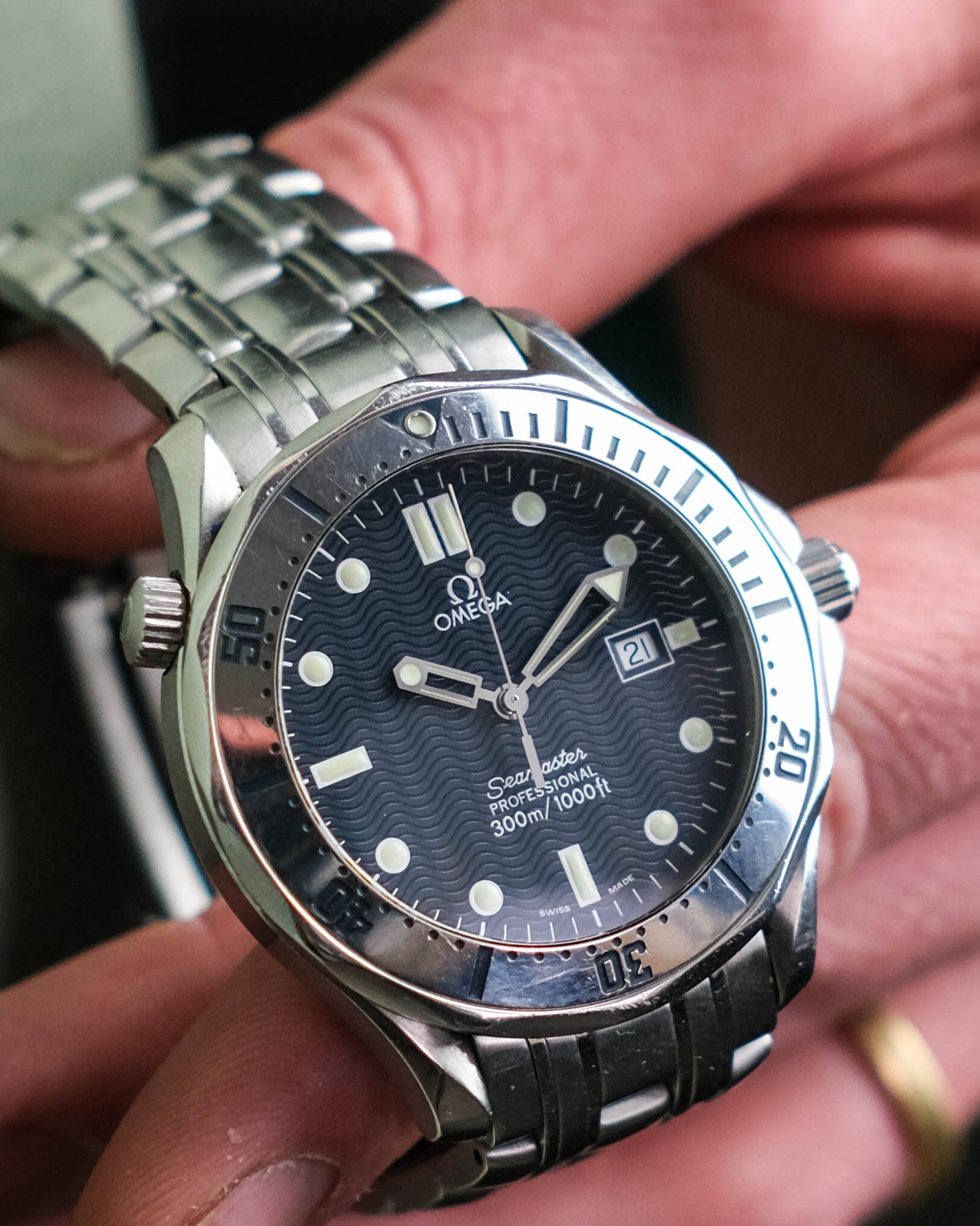 Omega Seamaster 300M 41mm Wave dial – Perpetual Watch Lover (PWL)
