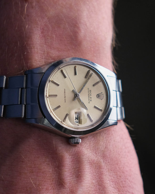 Rolex 6694 On rivet oyster bracelet Patina dial 1969