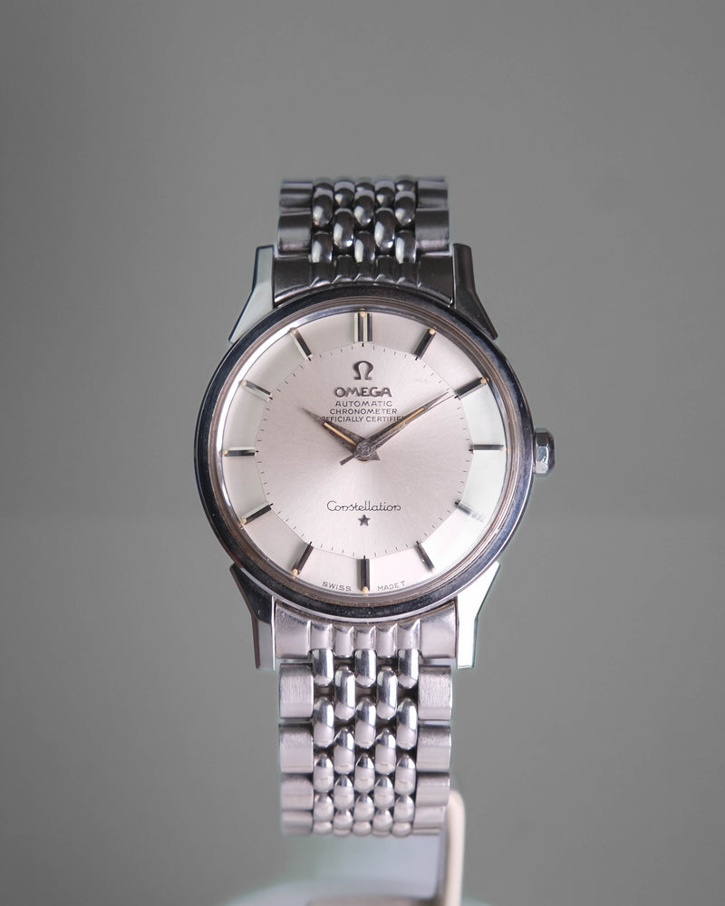 Omega constellation pie pan dog leg octagonal crown chronometer 167005 from 1963