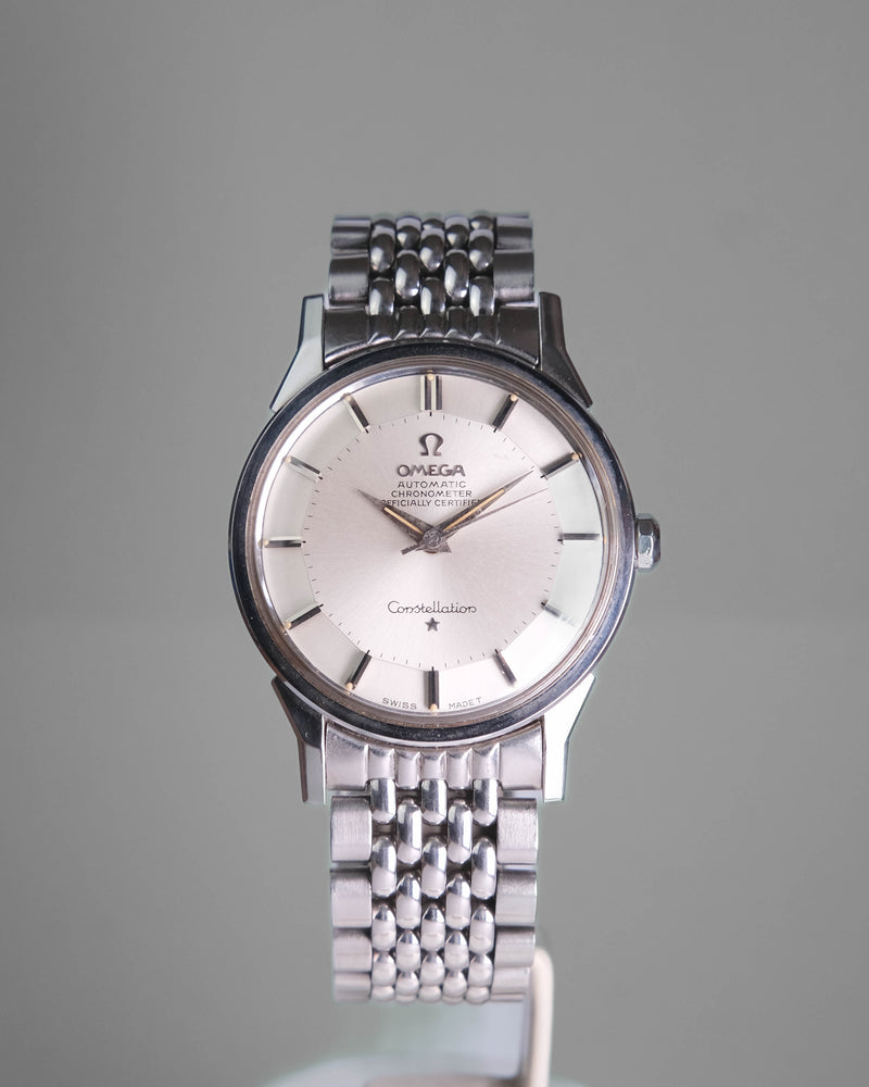 Omega constellation pie pan dog leg octagonal crown chronometer 167005 from 1963
