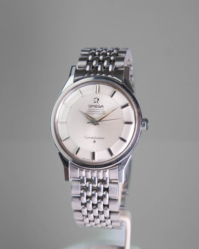 Omega constellation pie pan dog leg octagonal crown chronometer 167005 from 1963