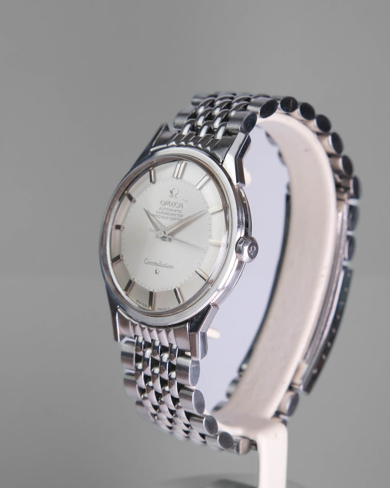 Omega constellation pie pan dog leg octagonal crown chronometer 167005 from 1963
