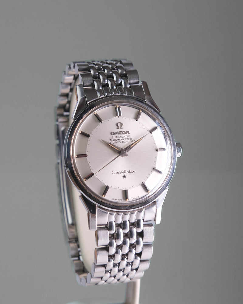 Omega constellation pie pan dog leg octagonal crown chronometer 167005 from 1963