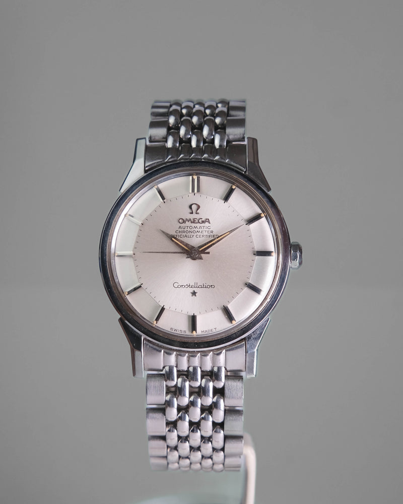 Omega constellation pie pan dog leg octagonal crown chronometer 167005 from 1963
