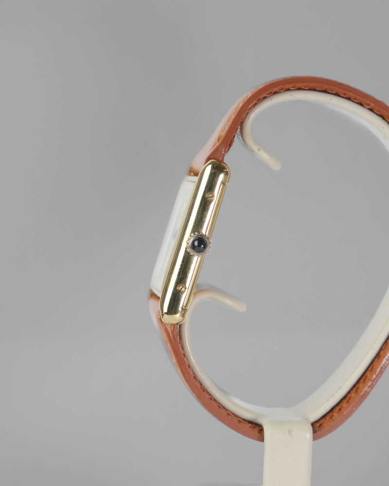 Cartier Must de Tank lemon dial mechanique