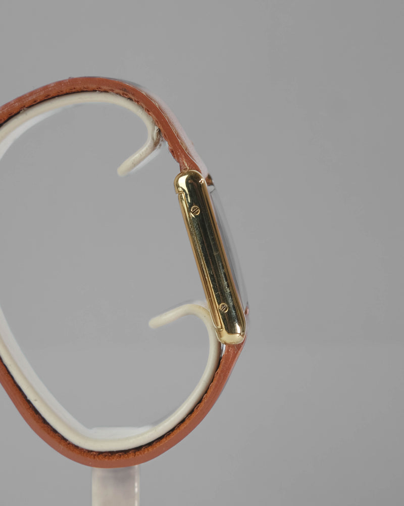 Cartier Must de Tank lemon dial mechanique