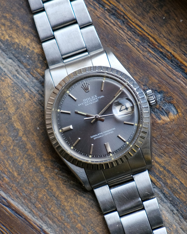 Rolex datejust 1603 taupe on oyster