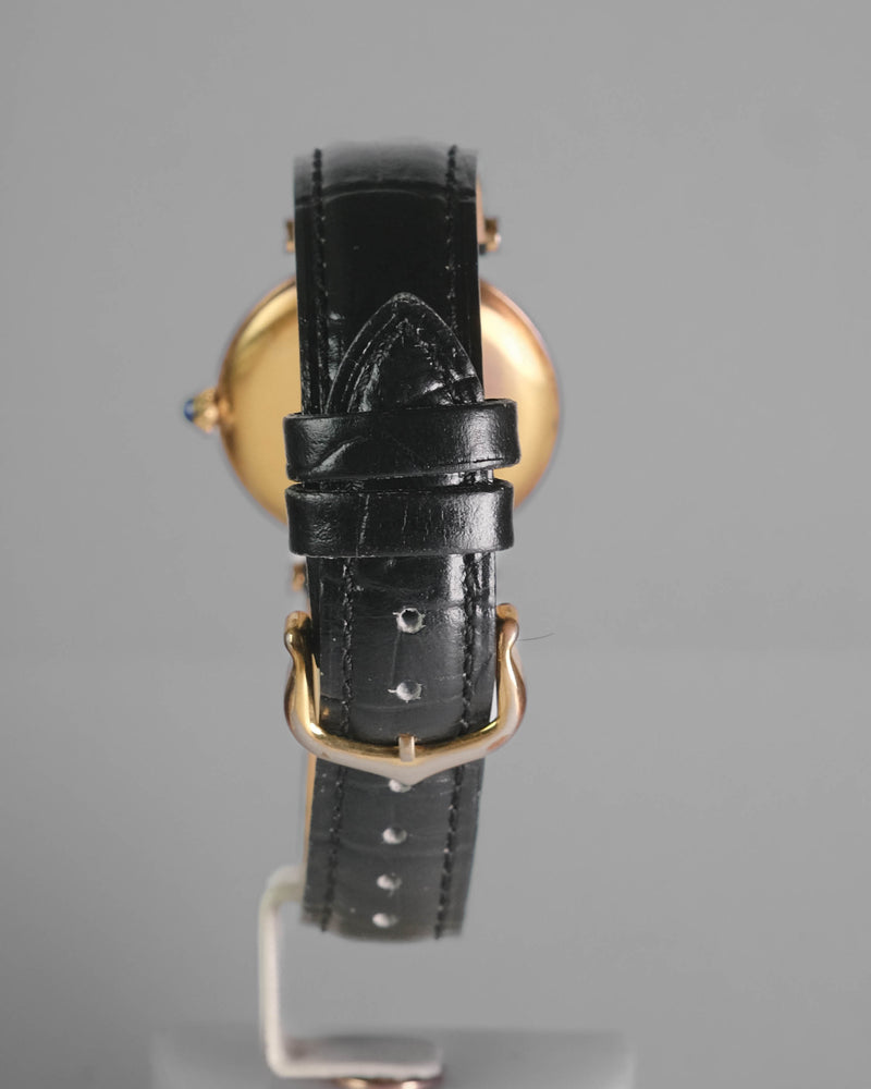 Cartier vermeil LM 30mm Lemon dial Quartz