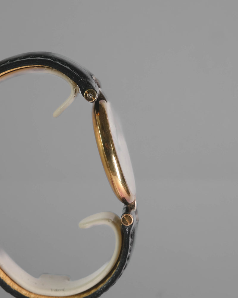 Cartier vermeil LM 30mm Lemon dial Quartz