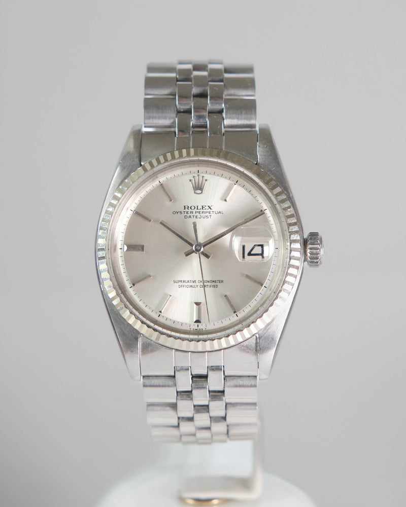 Rolex Datejust 1601 no lume from 1973