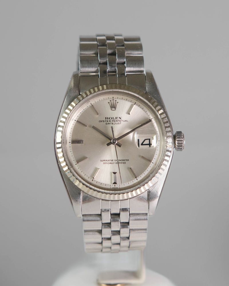 Rolex Datejust 1601 no lume from 1973