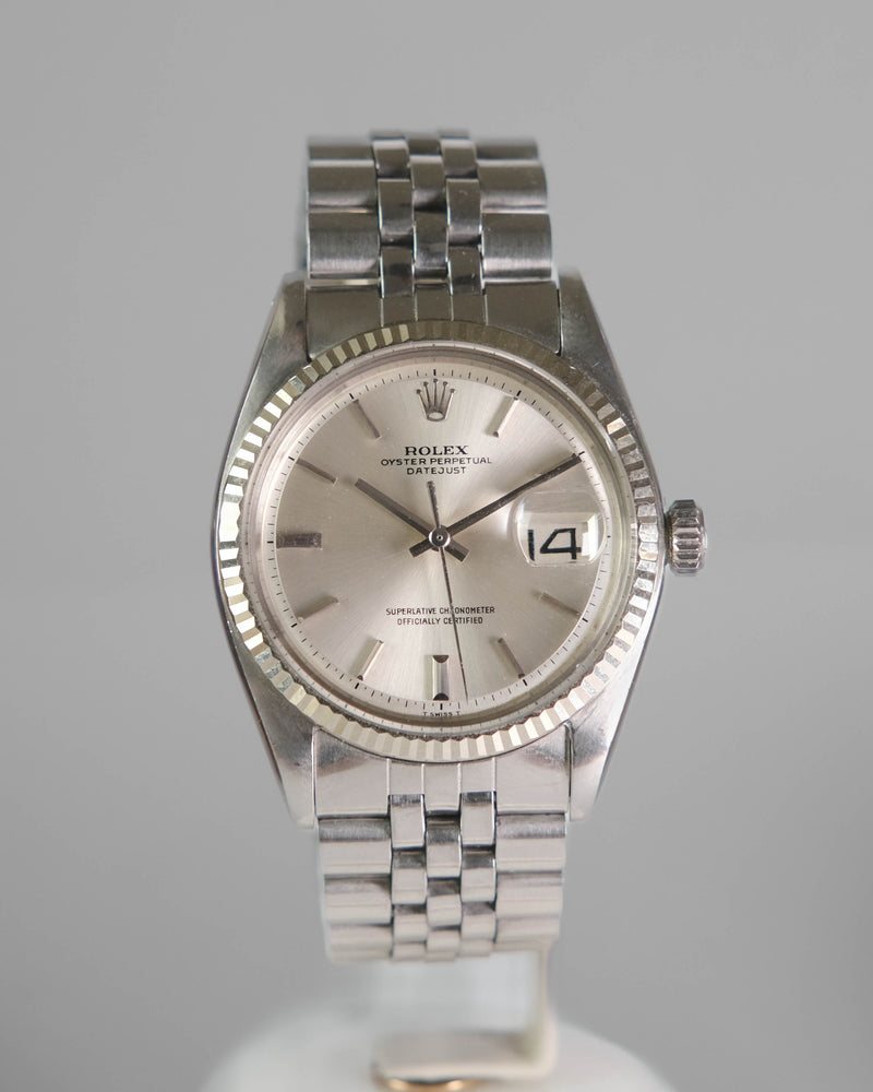 Rolex Datejust 1601 no lume from 1973