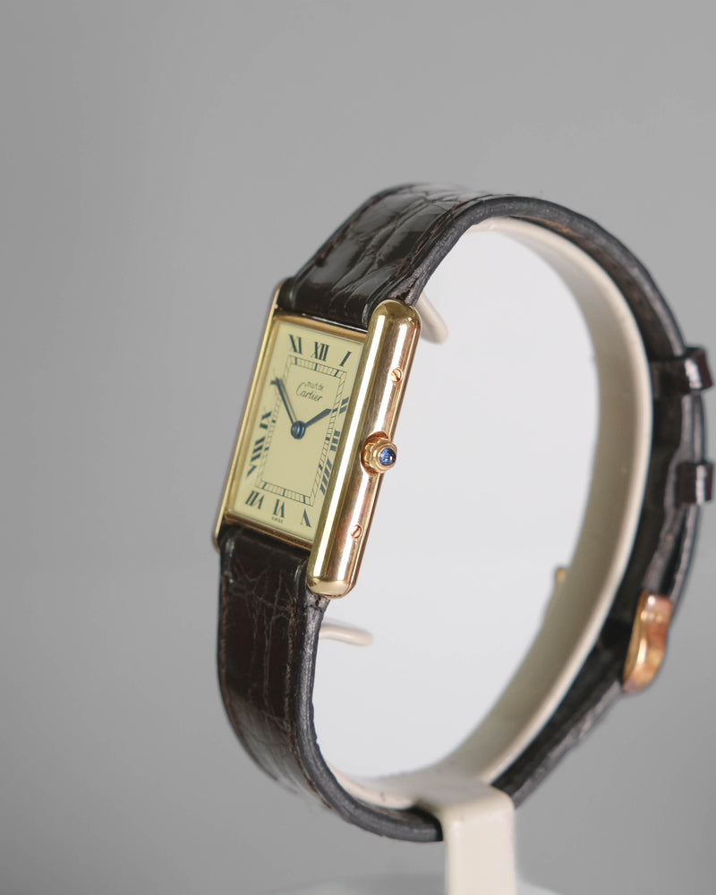 Cartier tank Lemon FULL SET NEARLY UNWORN