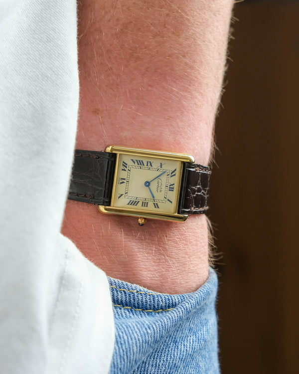 Cartier tank Lemon FULL SET NEARLY UNWORN
