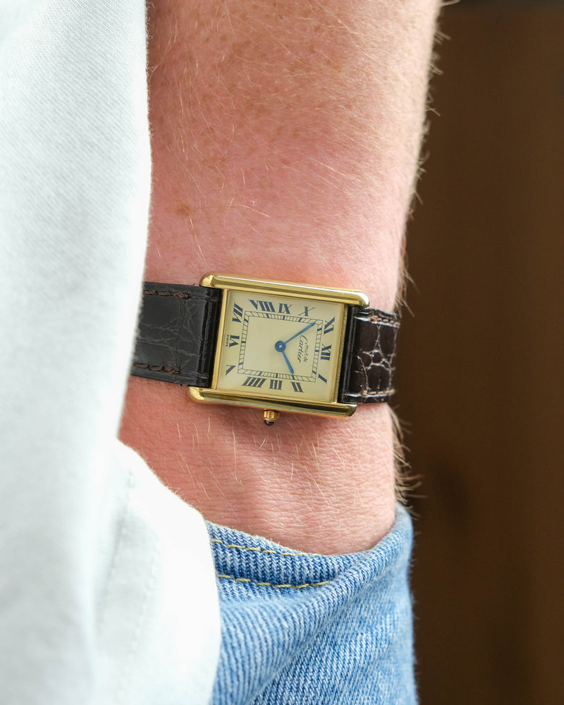 Cartier tank Lemon FULL SET NEARLY UNWORN