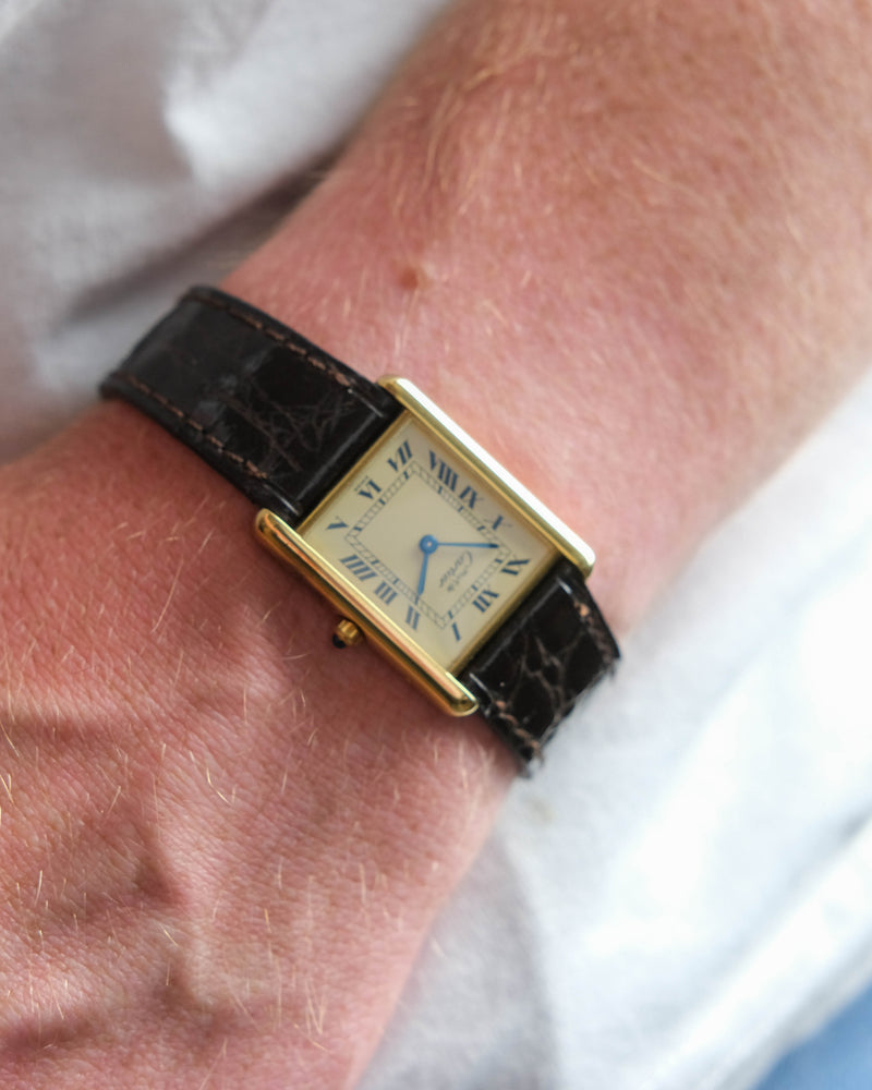 Cartier tank Lemon FULL SET NEARLY UNWORN