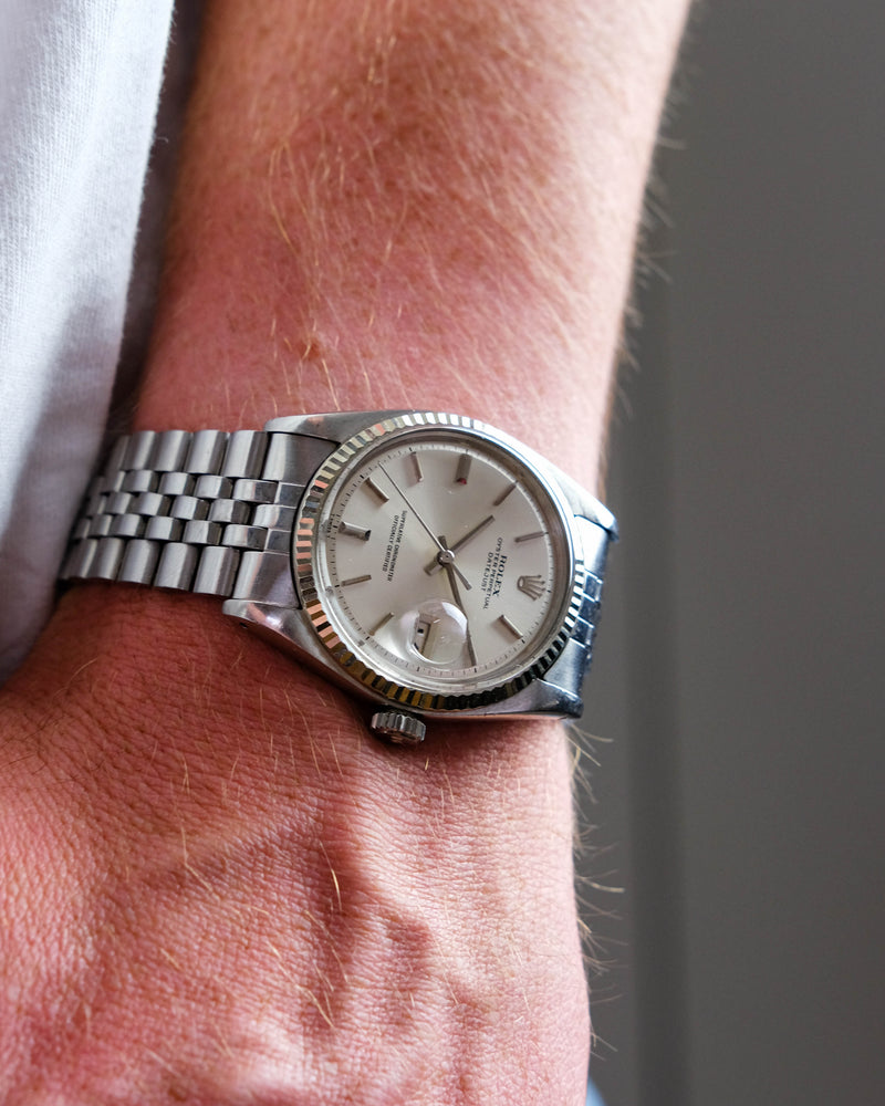 Rolex Datejust 1601 no lume from 1973