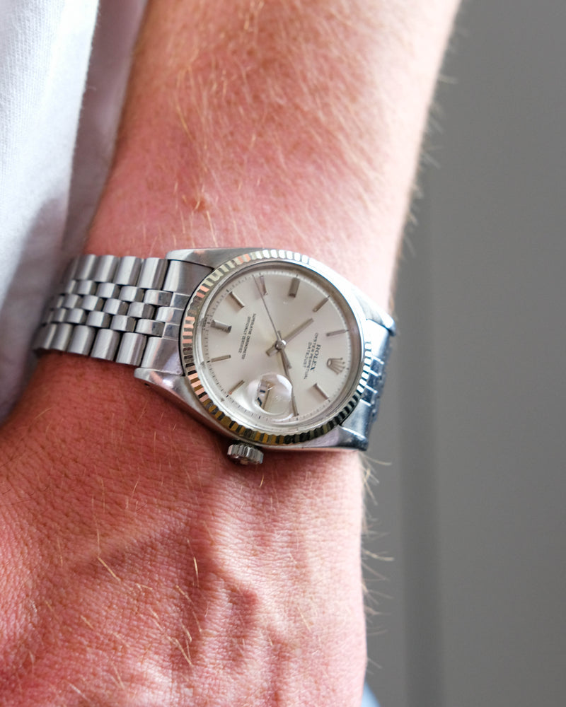Rolex Datejust 1601 no lume from 1973