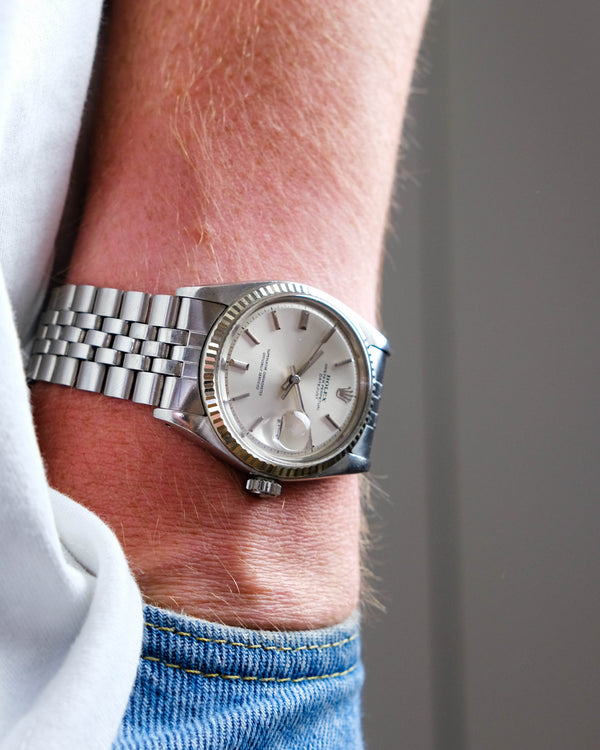 Rolex Datejust 1601 no lume from 1973