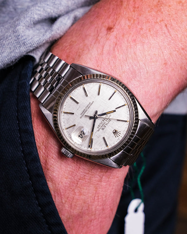 Rolex 16014 with linnen Dial