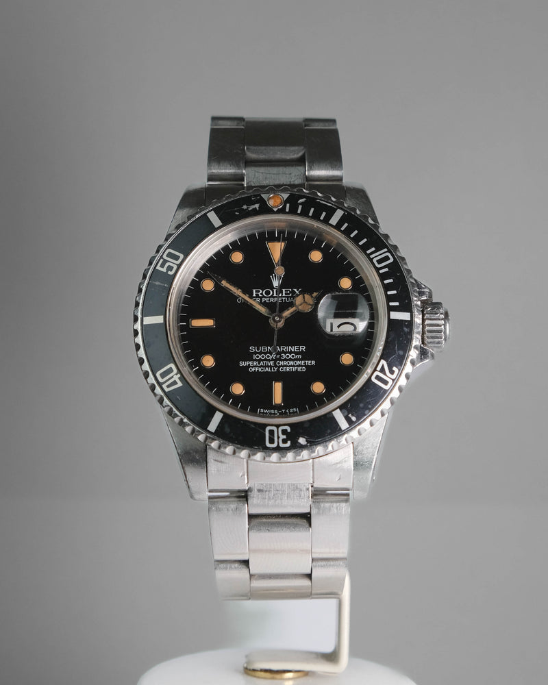 Rolex submariner 16800 Creamy lume