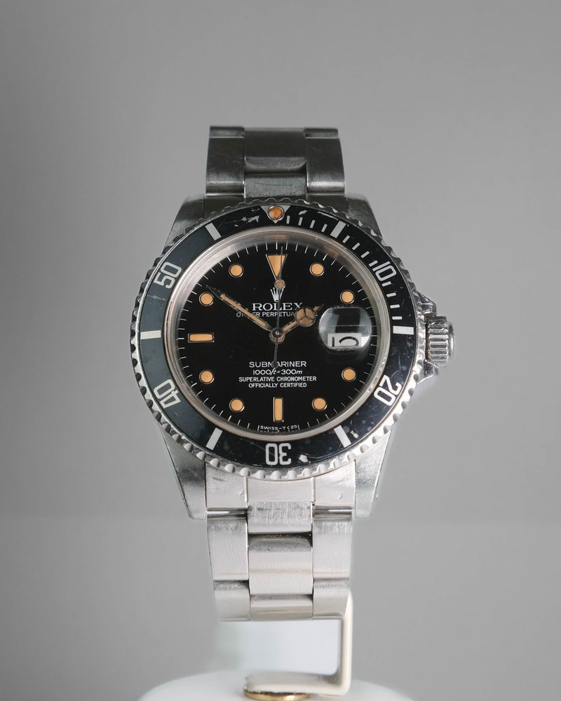 Rolex submariner 16800 Creamy lume
