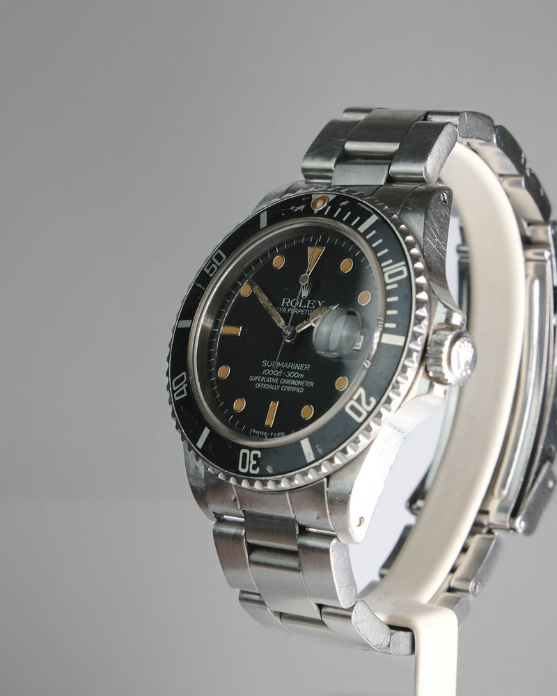 Rolex submariner 16800 Creamy lume
