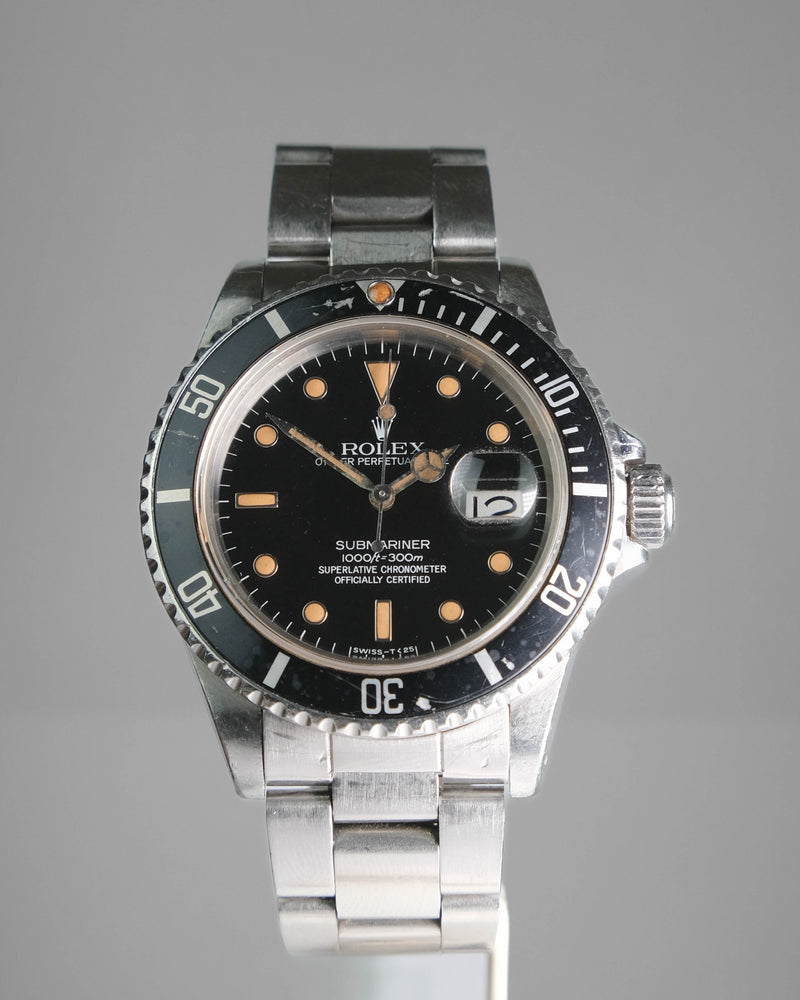 Rolex submariner 16800 Creamy lume