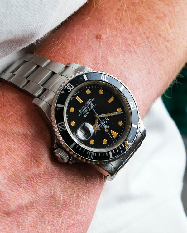 Rolex submariner 16800 Creamy lume