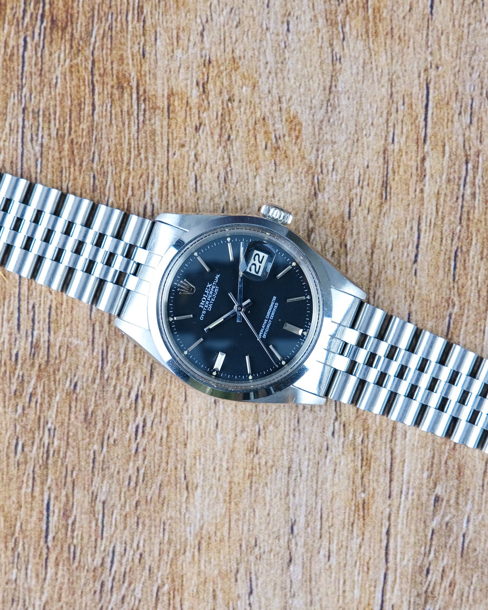 Rolex Datejust reference 1600 Black Dial – Perpetual Watch Lover (PWL)