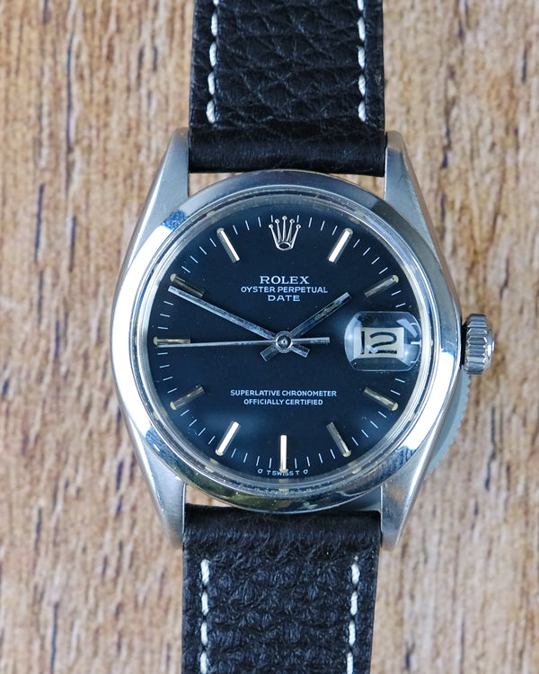Rolex Date reference 1500 Black Dial
