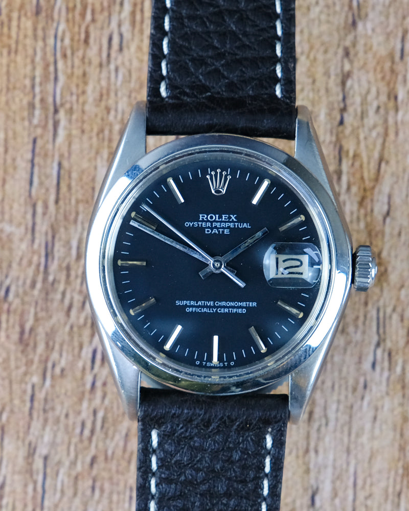 Rolex Date reference 1500 Black Dial