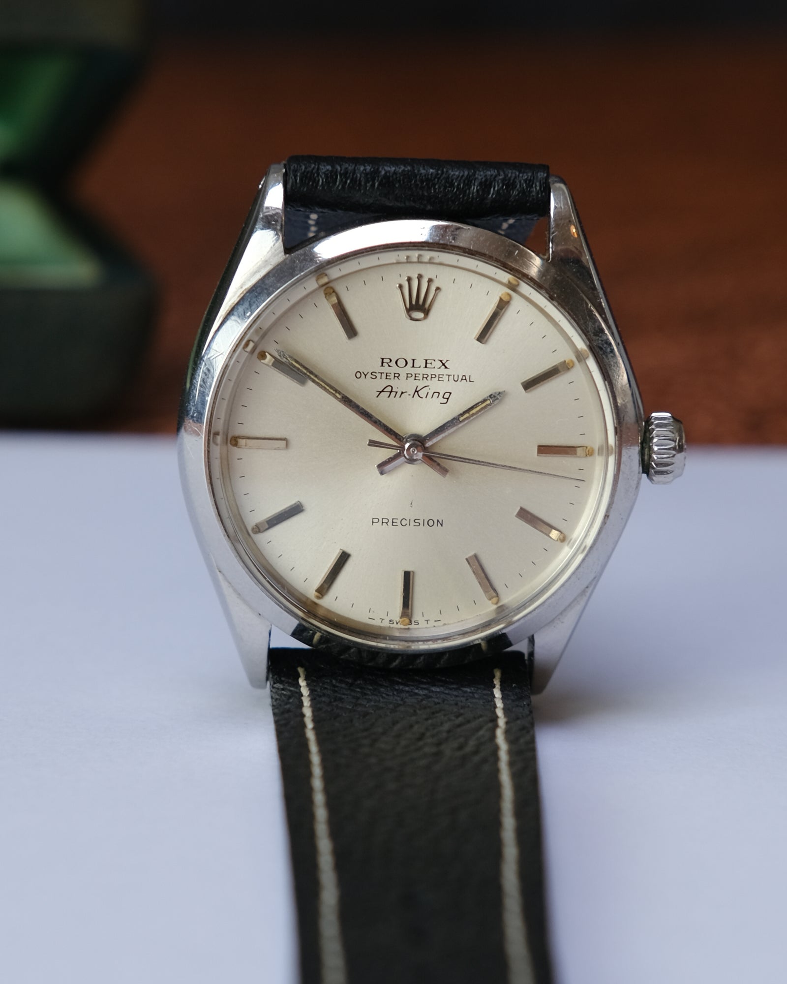 Rolex Air King Reference 5500 From 1971 WITH SUPER RARE BOX