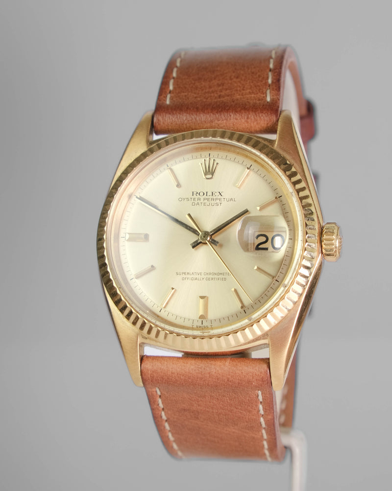 Rolex 1601 18kt with box and papers