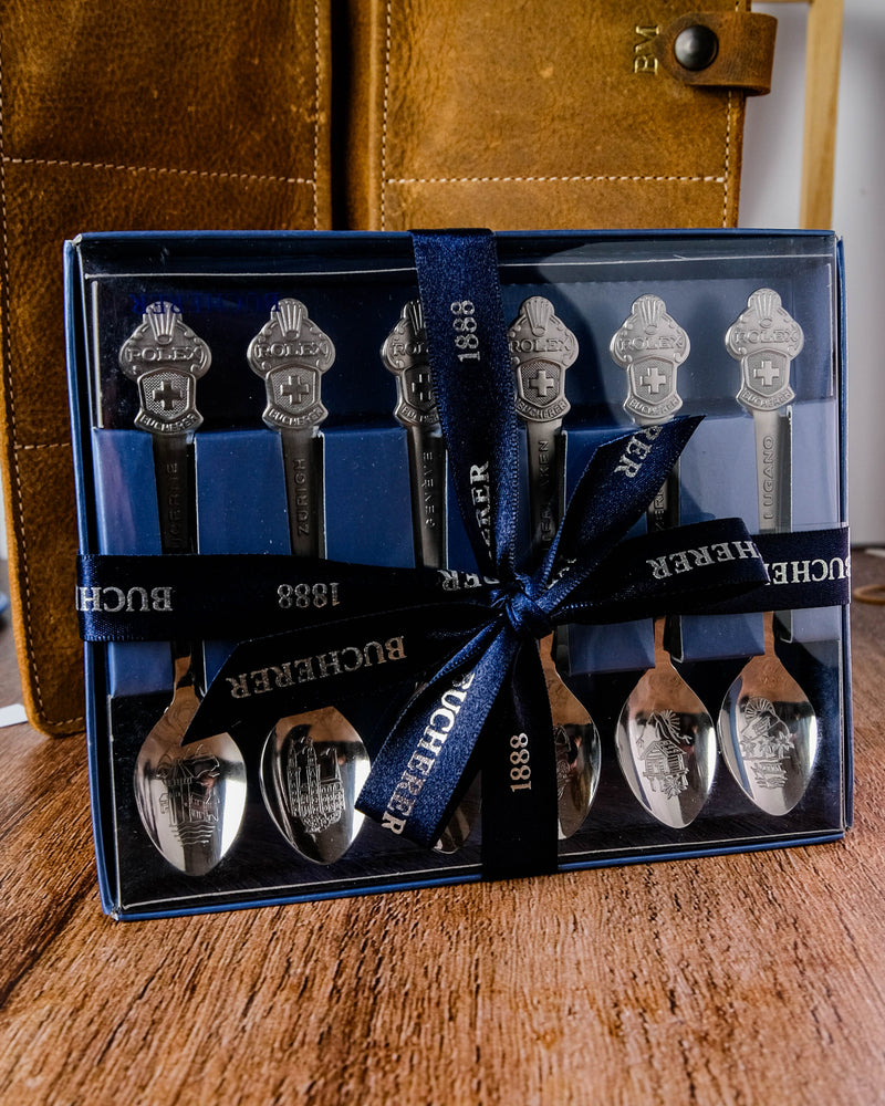 Rolex Box of Spoons Suisse Set